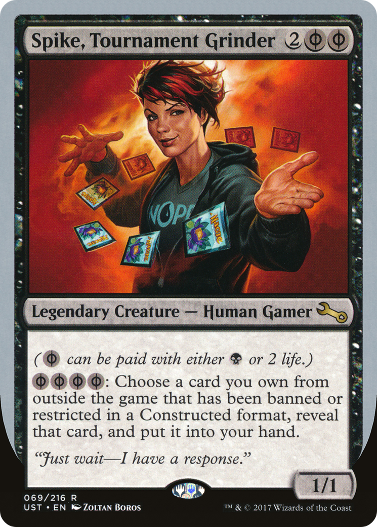 Spike, Tournament Grinder (069) Foil - Unstable