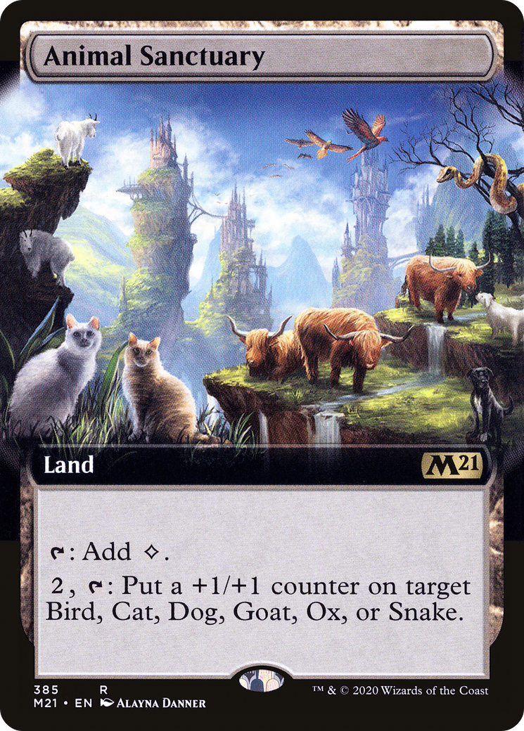 Animal Sanctuary (Extended Art) (385) - Core Set 2021