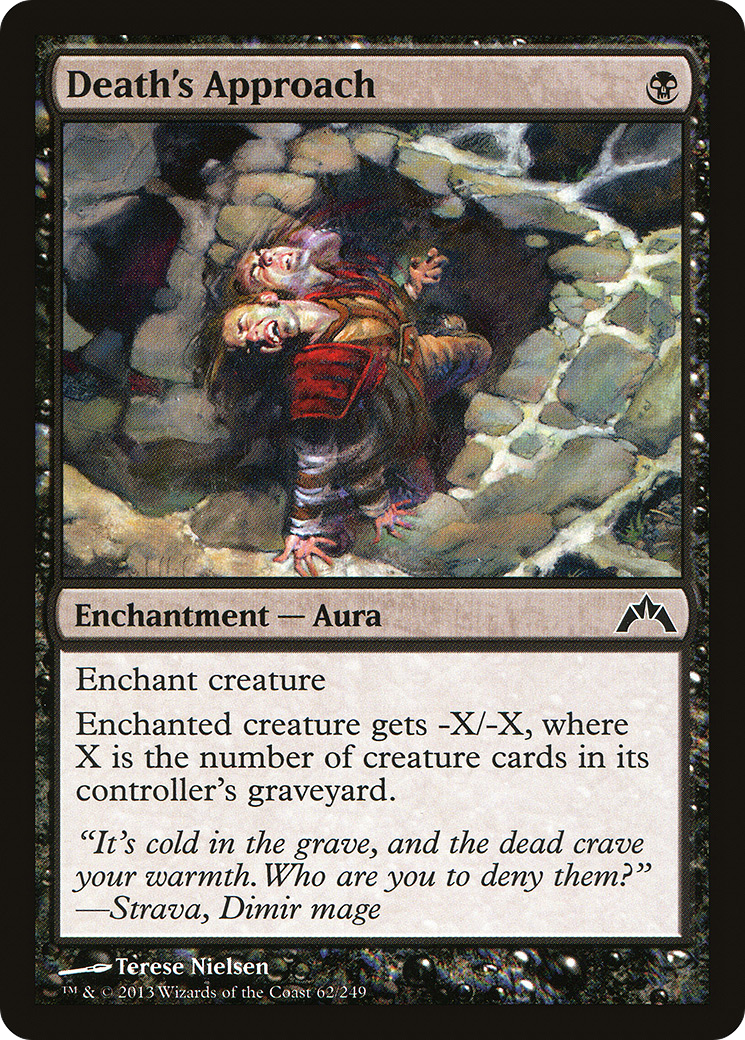 Death's Approach (062) Foil - Gatecrash