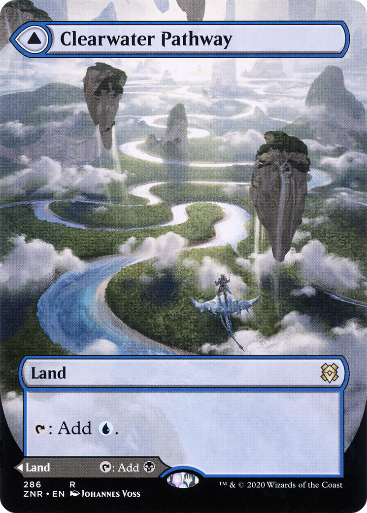 Clearwater Pathway // Murkwater Pathway (Showcase) (286) - Zendikar Rising