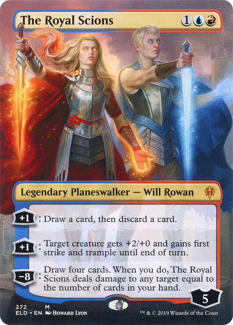 The Royal Scions (Borderless) (272) Foil - Throne of Eldraine