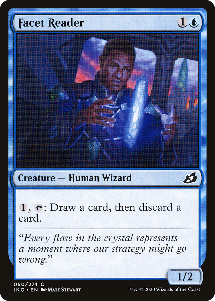 Facet Reader (050) Foil - Ikoria: Lair of Behemoths