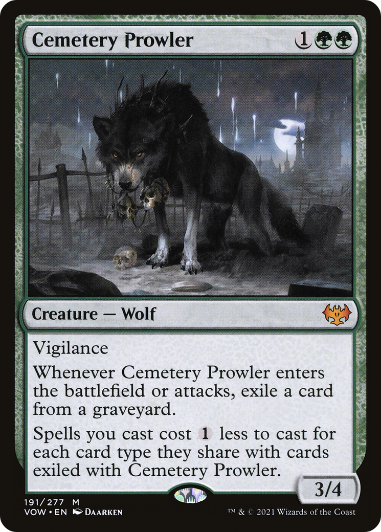 Cemetery Prowler (191) Foil - Innistrad: Crimson Vow