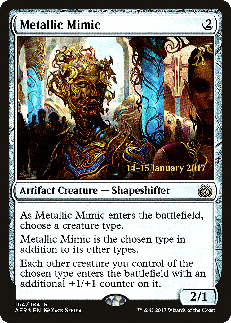 Metallic Mimic (164s) Foil - Aether Revolt Promos