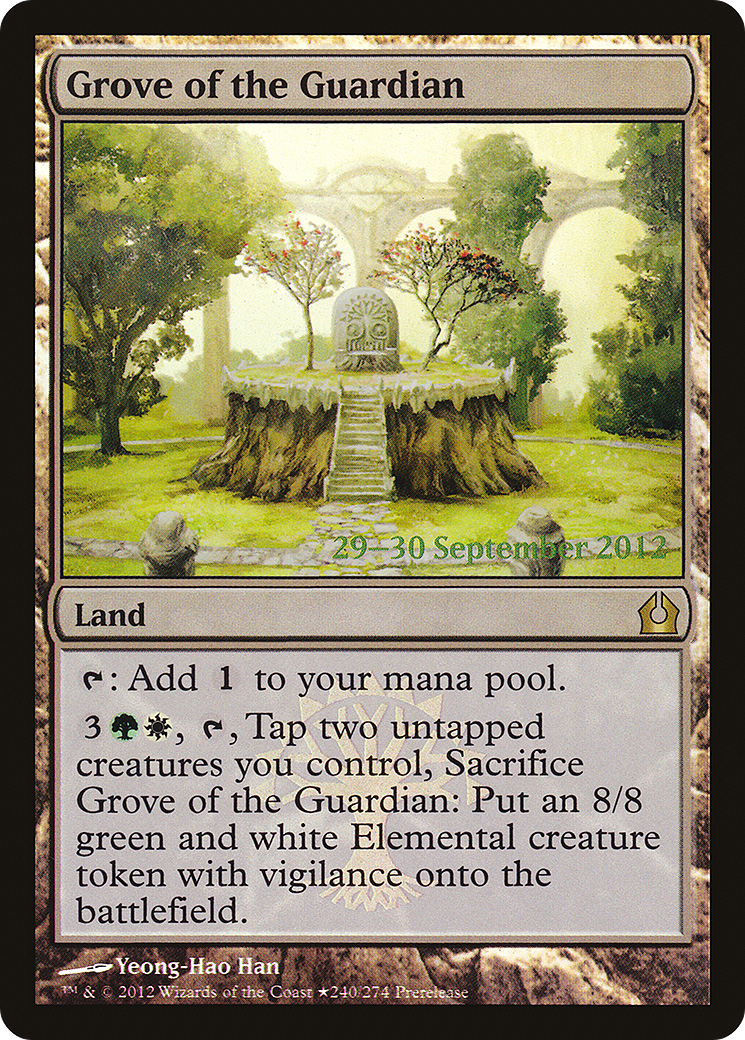 Grove of the Guardian (240★) Foil - Return to Ravnica Promos