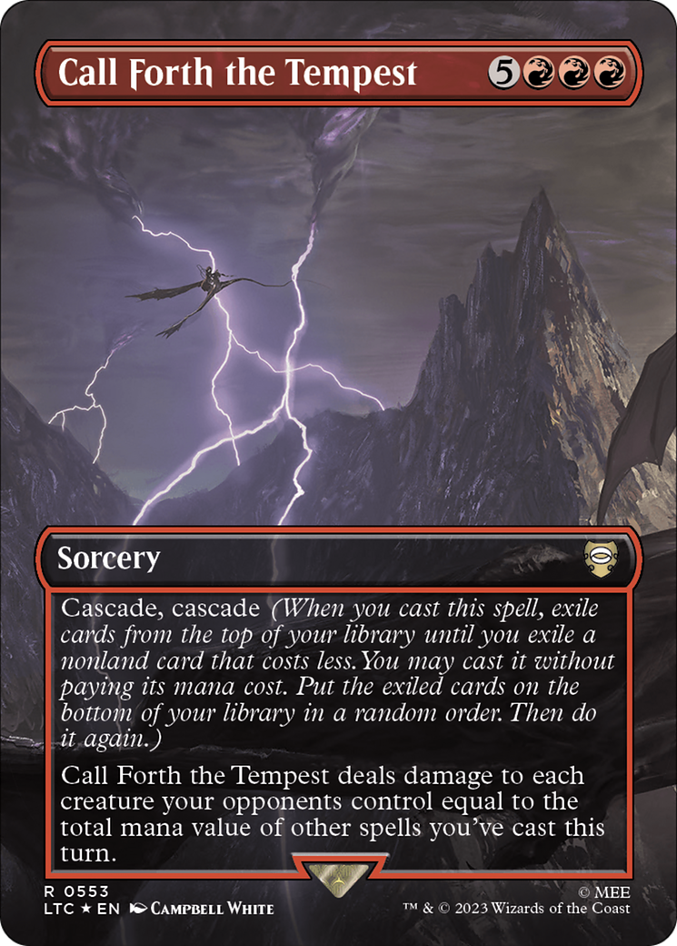 Call Forth the Tempest (553) Foil - Tales of Middle-earth Commander
