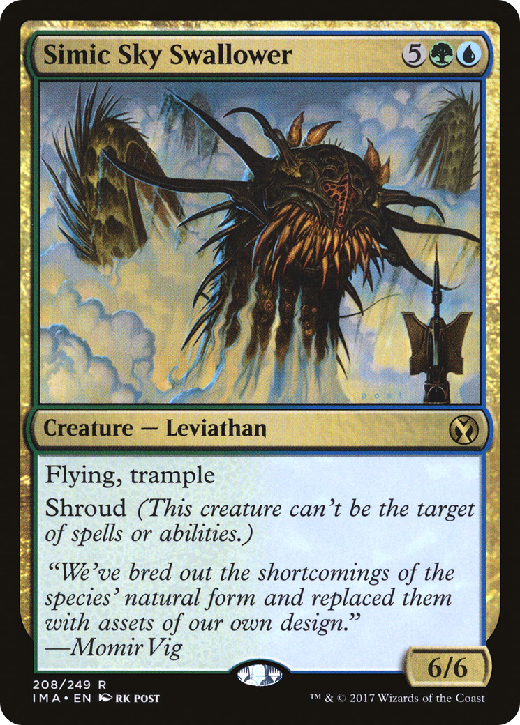 Simic Sky Swallower (208) Foil - Iconic Masters