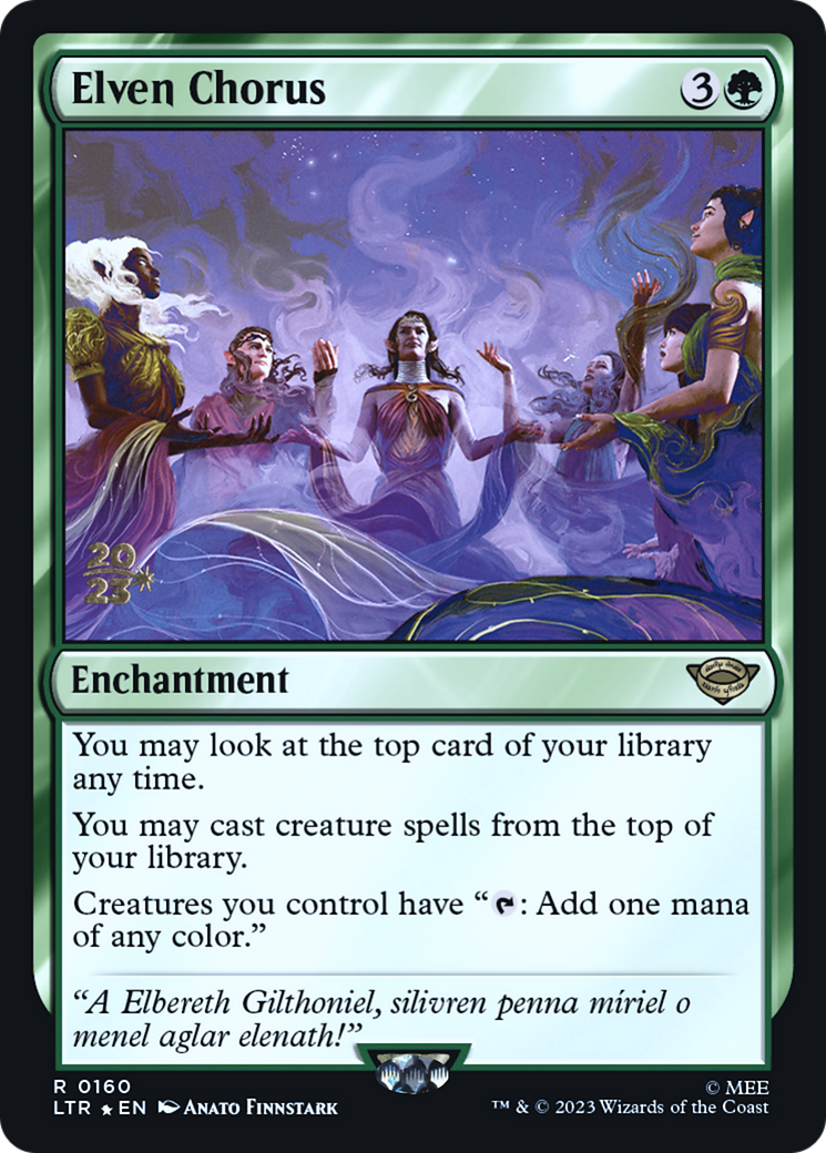 Elven Chorus (160s) Foil - Tales of Middle-earth Promos