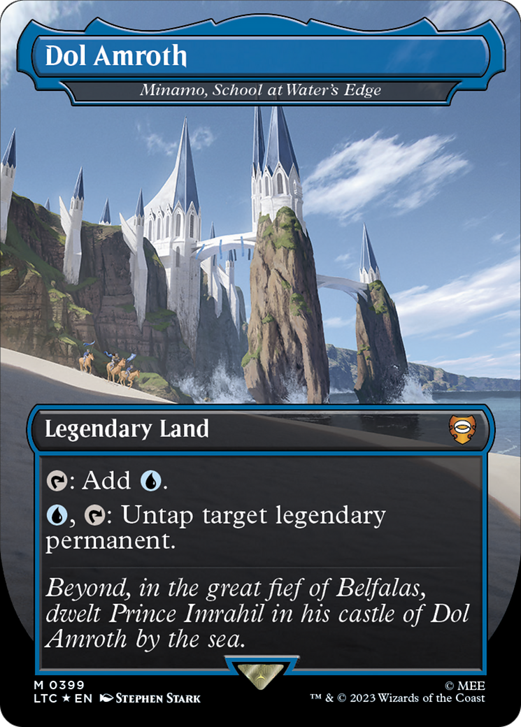 Minamo, School at Water's Edge (399) Foil - Tales of Middle-earth Commander