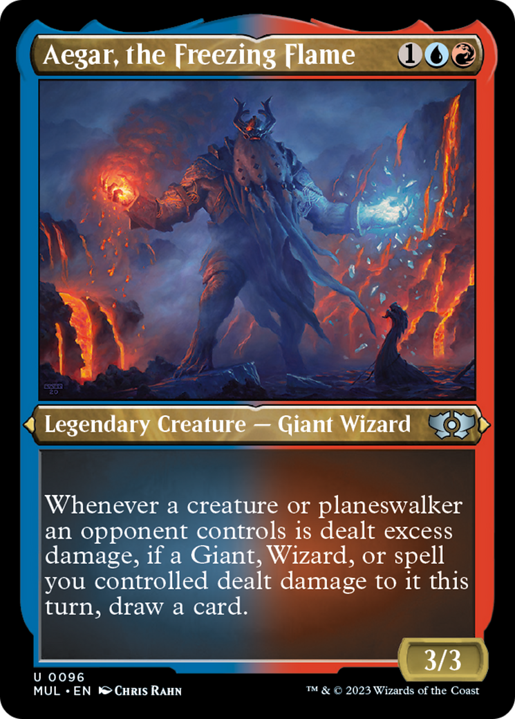 Aegar, the Freezing Flame (096) Foil - Multiverse Legends