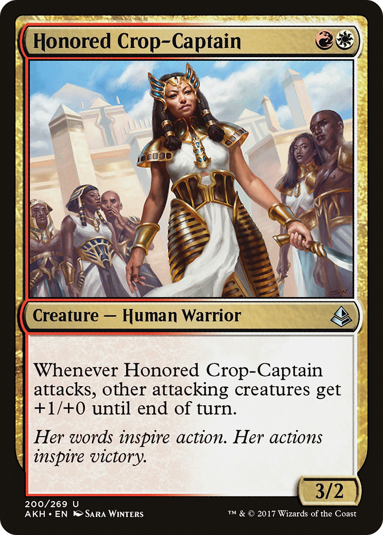 Honored Crop-Captain (200) Foil - Amonkhet