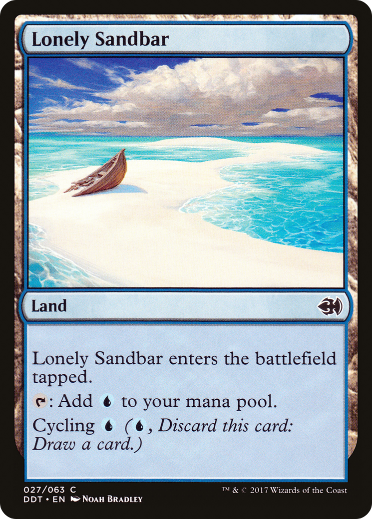 Lonely Sandbar (027) - Duel Decks: Merfolk vs. Goblins