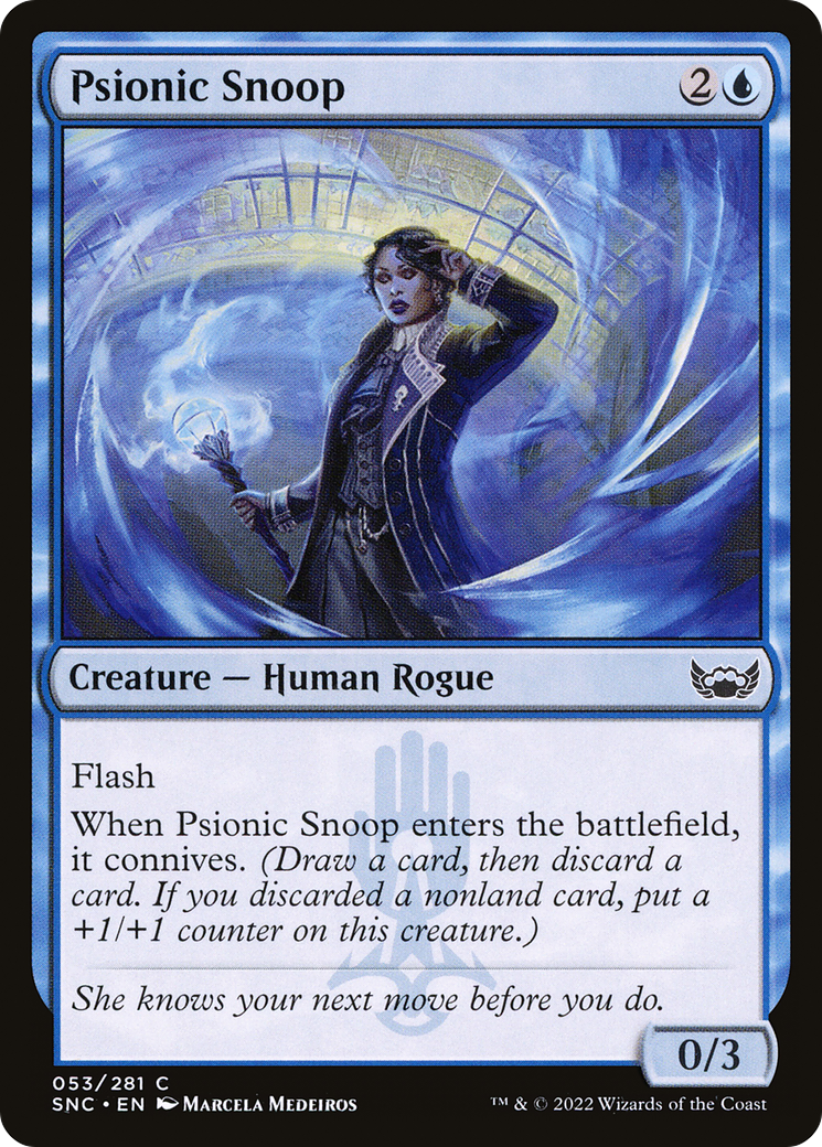 Psionic Snoop (053) Foil - Streets of New Capenna