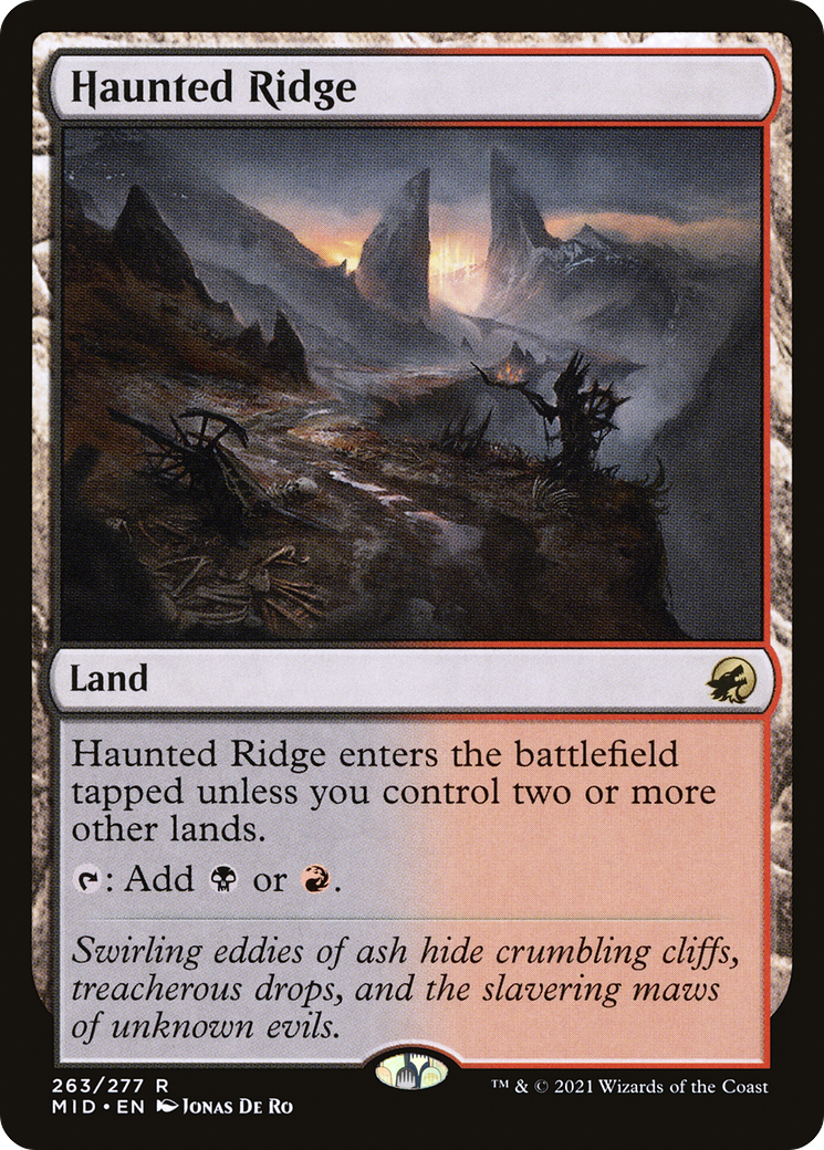 Haunted Ridge (263) Foil - Innistrad: Midnight Hunt