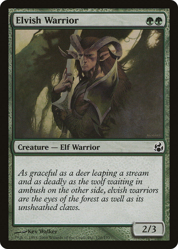 Elvish Warrior (120) - Morningtide