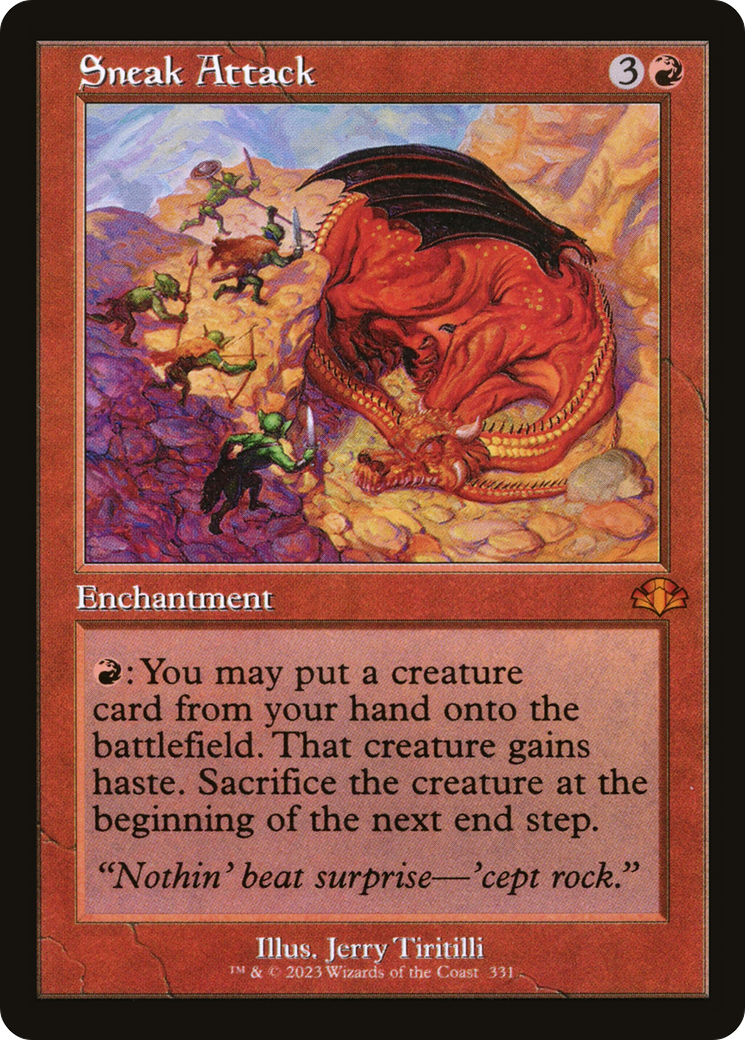 Sneak Attack (Retro) (331) - Dominaria Remastered