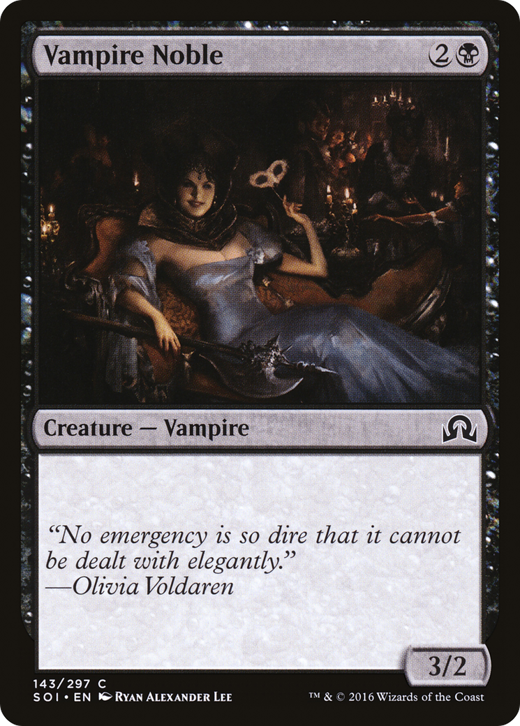 Vampire Noble (143) Foil - Shadows over Innistrad