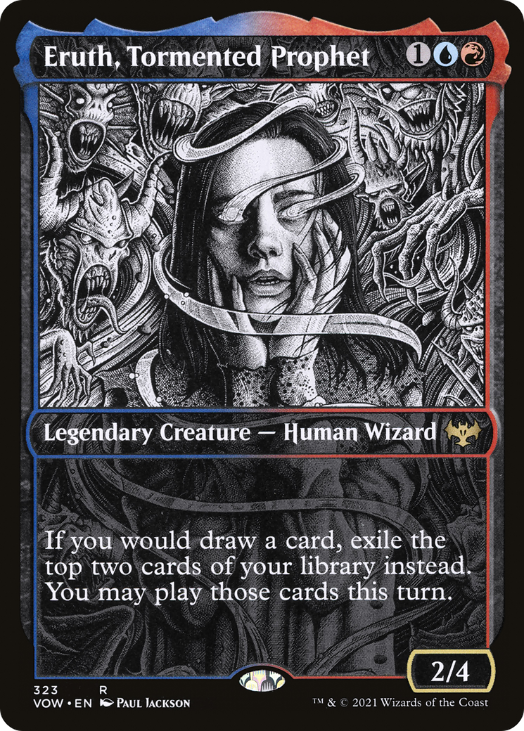 Eruth, Tormented Prophet (Showcase) (323) Foil - Innistrad: Crimson Vow
