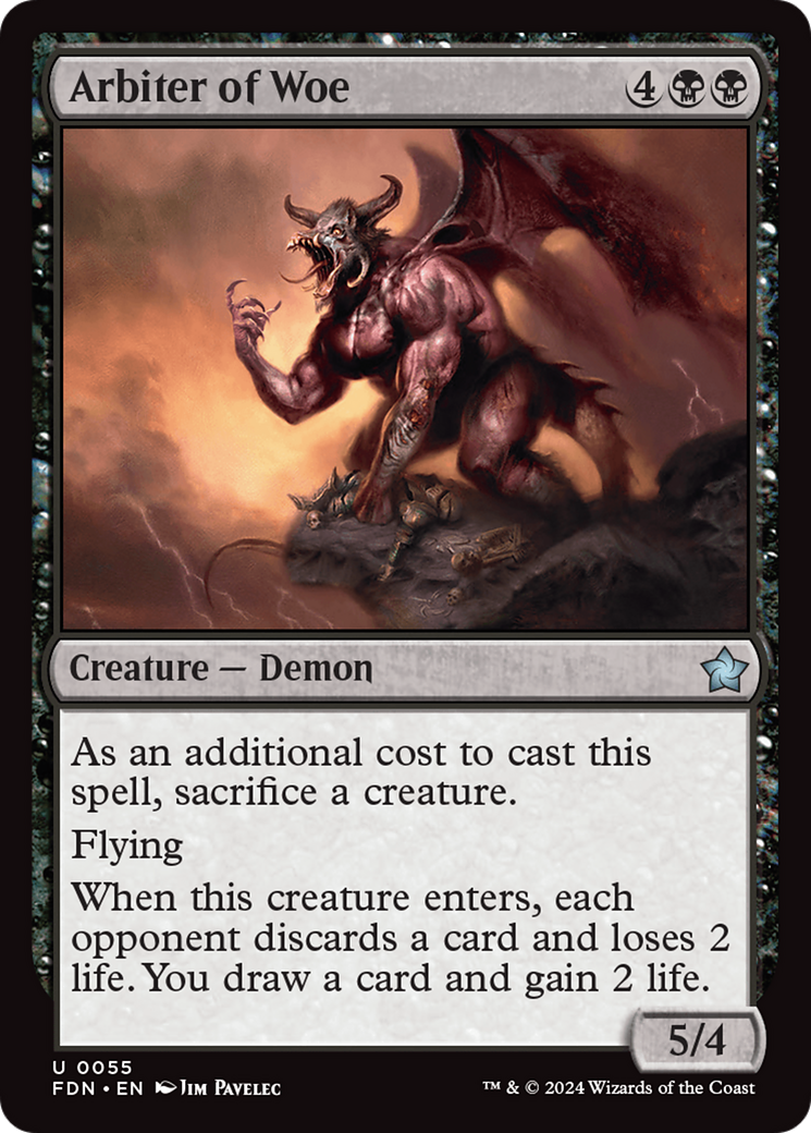 Arbiter of Woe (055) Foil - Foundations