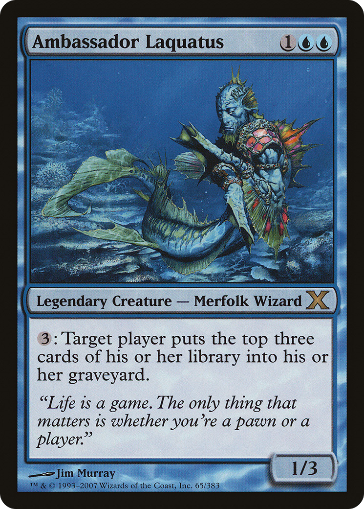 Ambassador Laquatus (065) Foil - Tenth Edition
