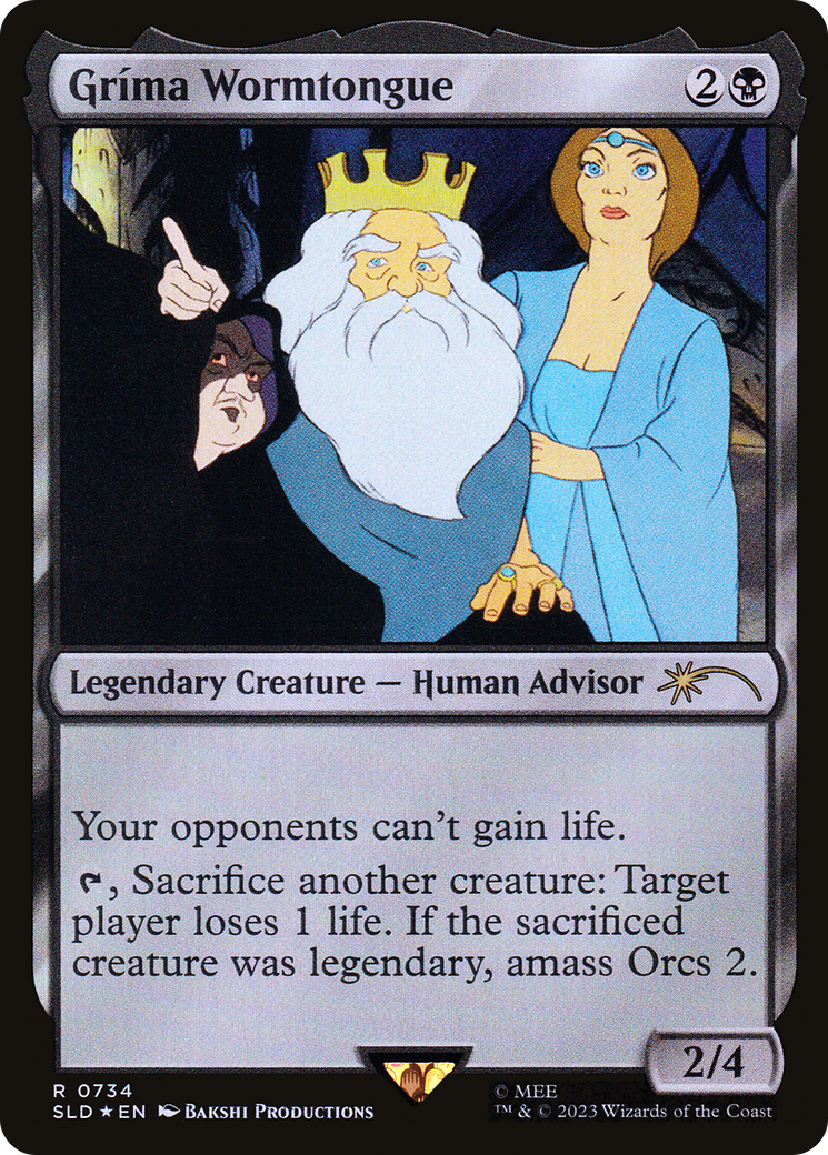 Gríma Wormtongue (734) Foil - Secret Lair Drop