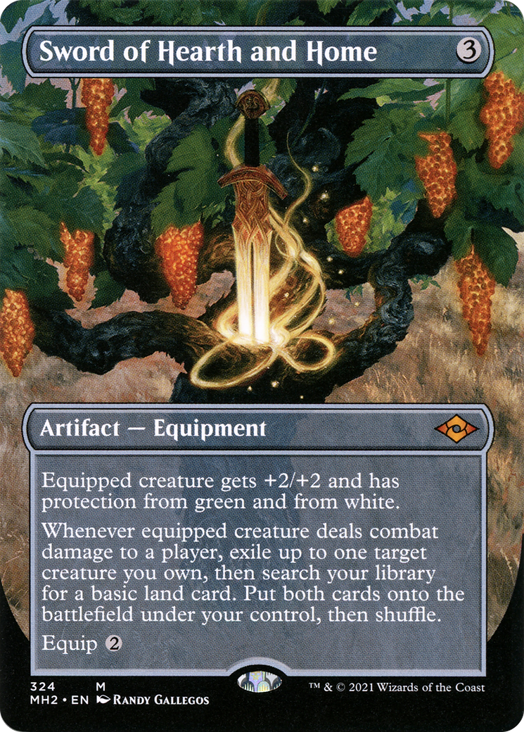Sword of Hearth and Home (Borderless) (324) Foil - Modern Horizons 2
