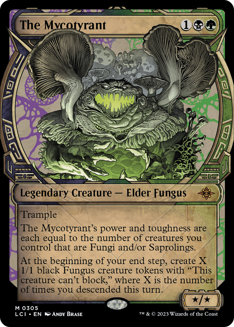The Mycotyrant (Showcase) (305) Foil - The Lost Caverns of Ixalan