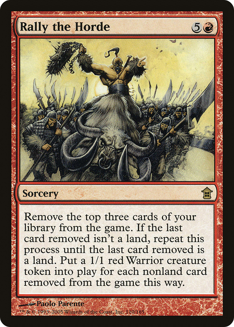 Rally the Horde (110) Foil - Saviors of Kamigawa