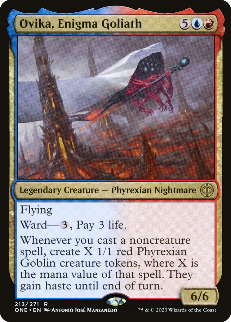 Ovika, Enigma Goliath (213) Foil - Phyrexia: All Will Be One