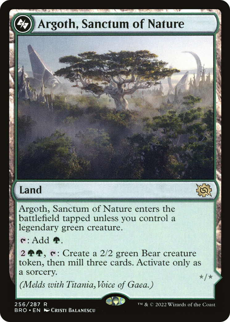 Argoth, Sanctum of Nature (256) Foil - The Brothers' War