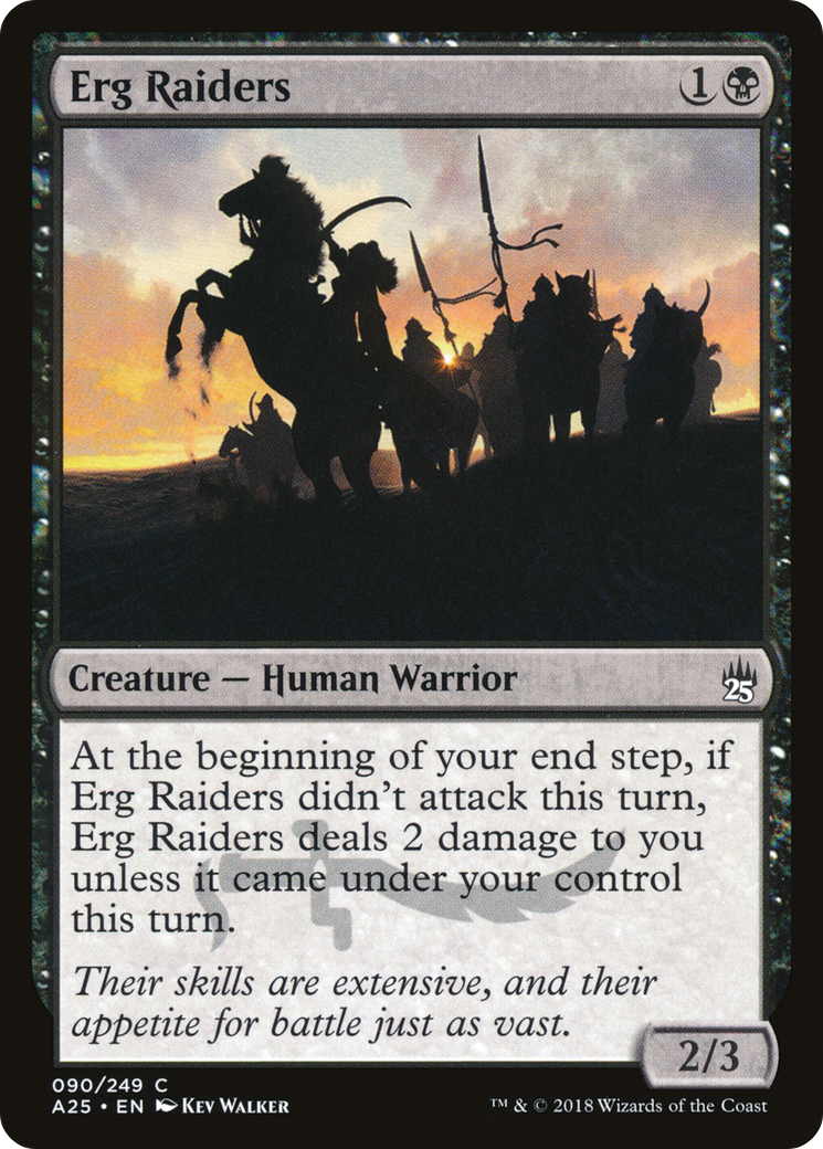 Erg Raiders (090) Foil - Masters 25