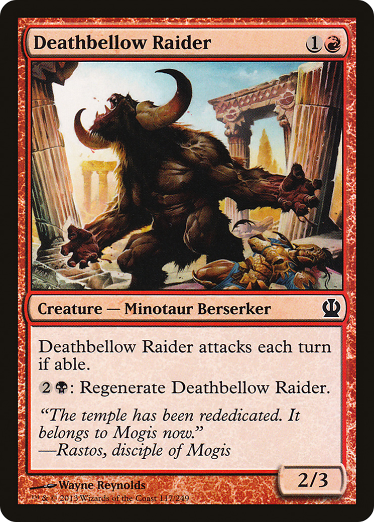 Deathbellow Raider (117) Foil - Theros