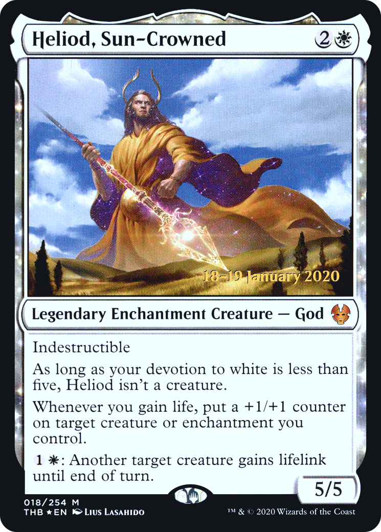 Heliod, Sun-Crowned (018) Foil - Theros Beyond Death Promos