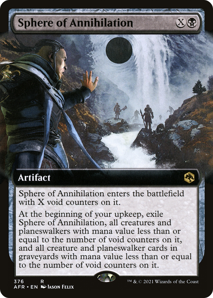 Sphere of Annihilation (Extended Art) (376) Foil - Adventures in the Forgotten Realms