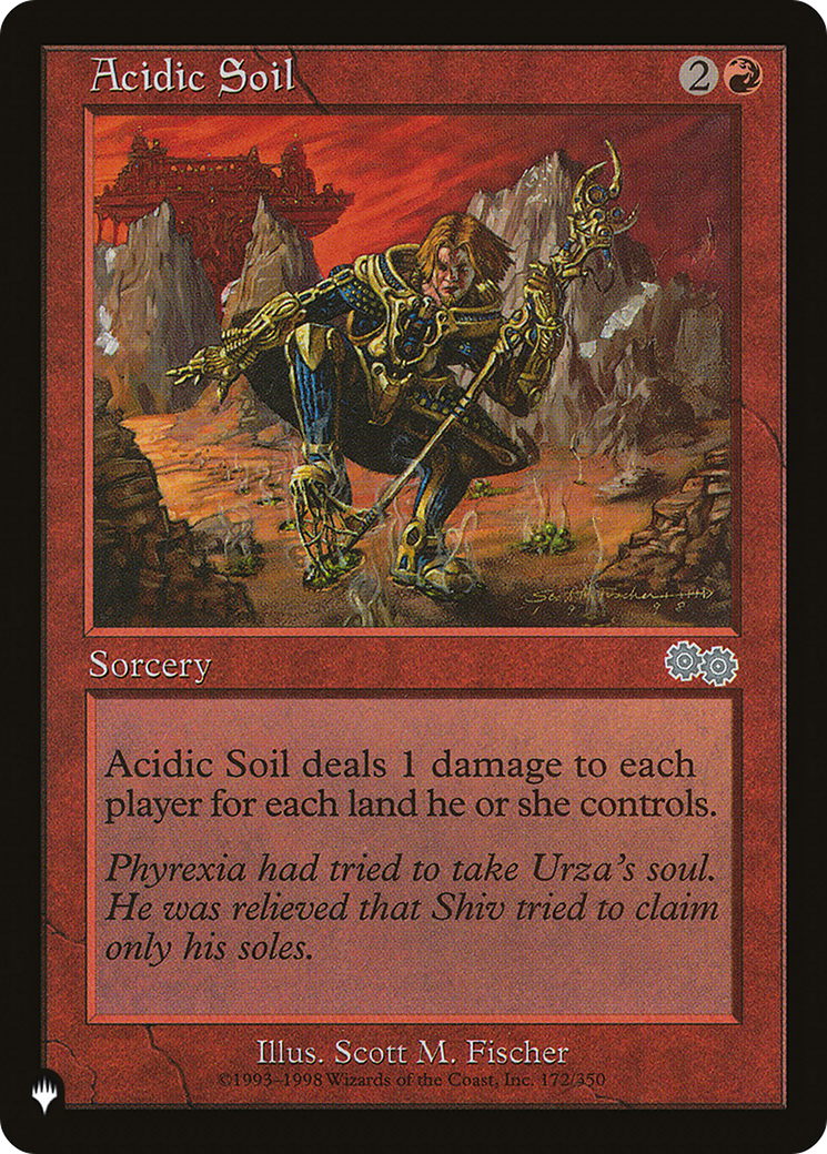 Acidic Soil (Retro) (USG-172) - The List