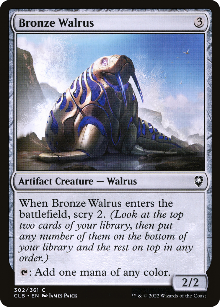Bronze Walrus (302) - Commander Legends: Battle for Baldur's Gate