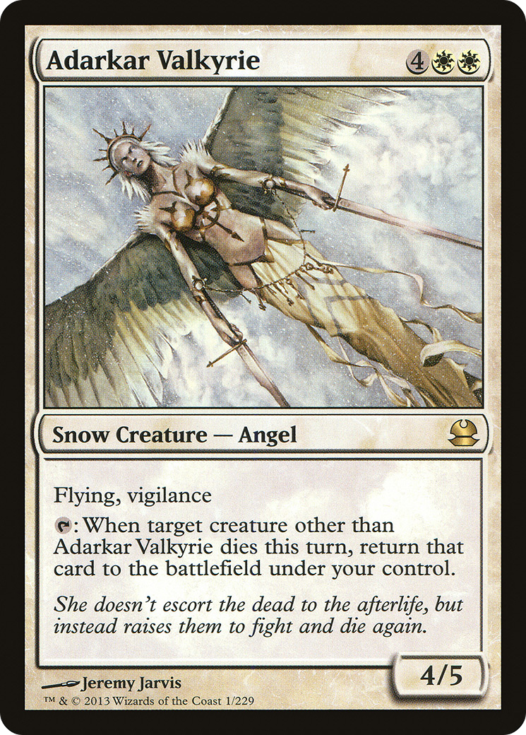 Adarkar Valkyrie (001) - Modern Masters