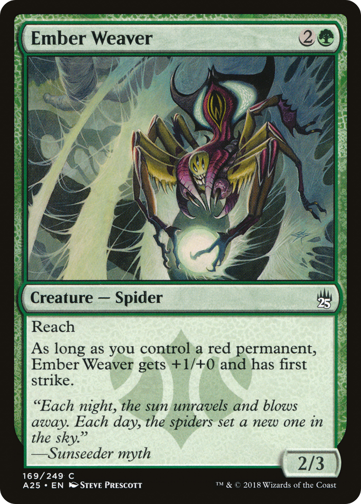 Ember Weaver (169) Foil - Masters 25