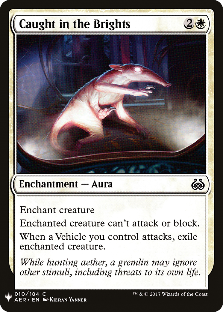 Caught in the Brights (AER-10) - The List