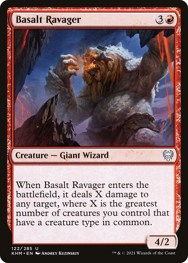 Basalt Ravager (122) Foil - Kaldheim