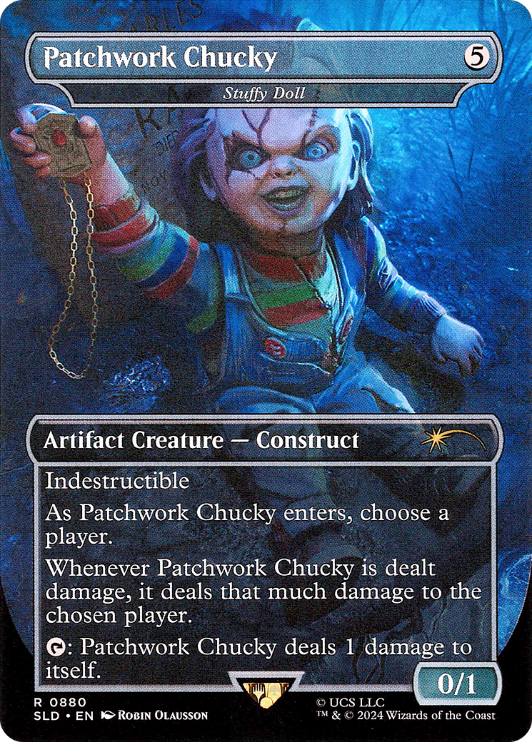 Patchwork Chucky – Stuffy Doll (880) Foil - Secret Lair Drop
