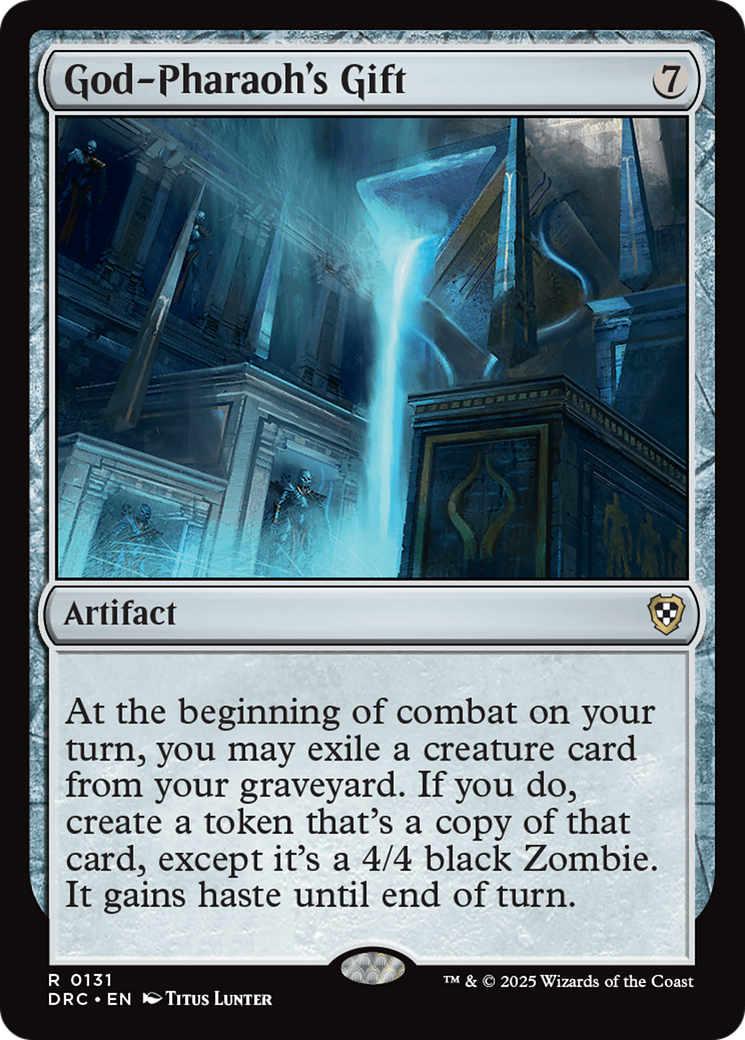 God-Pharaoh's Gift (131) - Commander: Aetherdrift