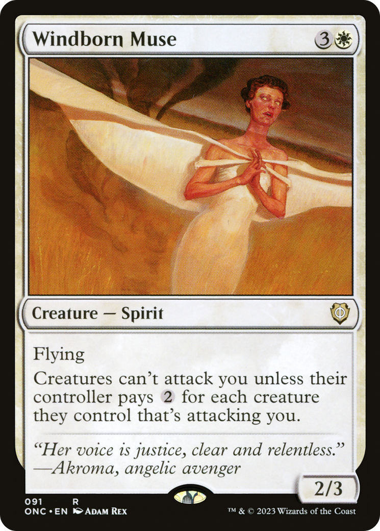 Windborn Muse (091) - Phyrexia: All Will Be One Commander