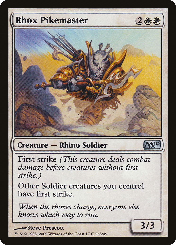 Rhox Pikemaster (026) - Magic 2010