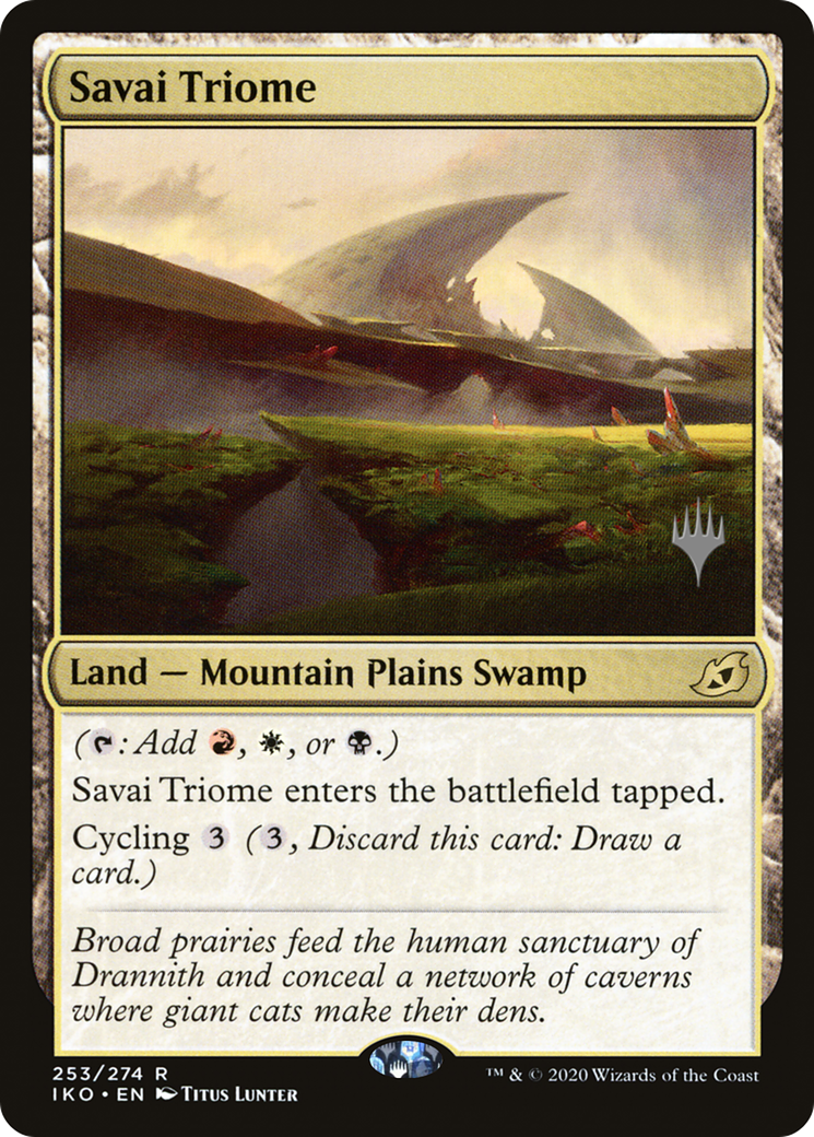 Savai Triome (253) Foil - Ikoria: Lair of Behemoths Promos
