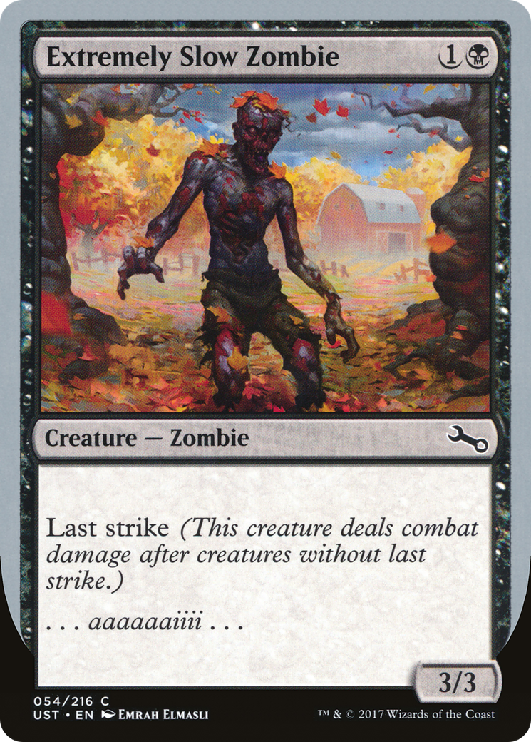 Extremely Slow Zombie (54b) Foil - Unstable