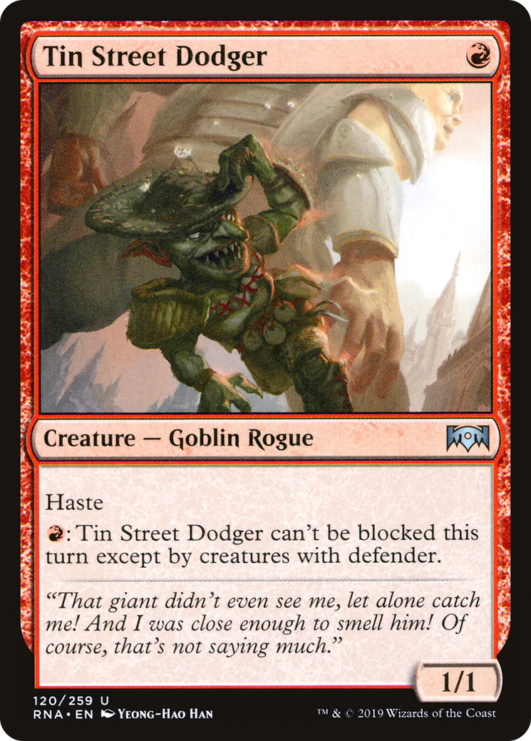 Tin Street Dodger (120) Foil - Ravnica Allegiance