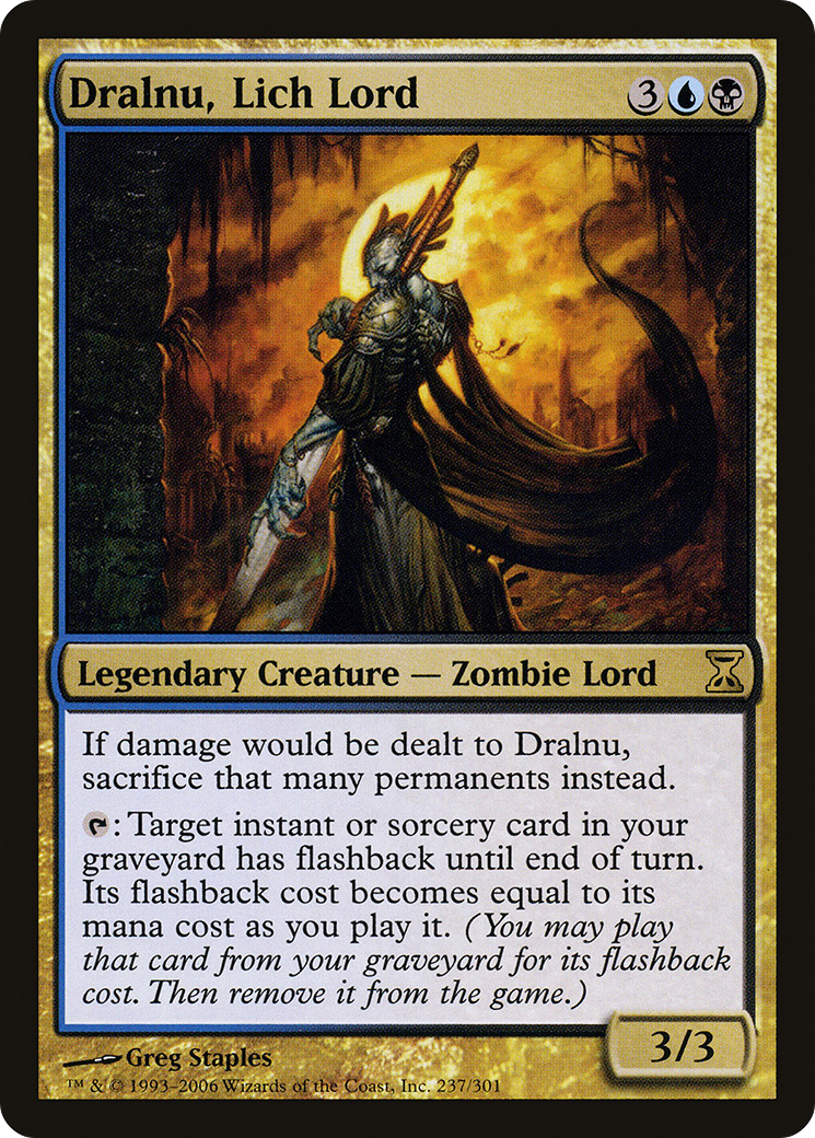 Dralnu, Lich Lord (237) - Time Spiral