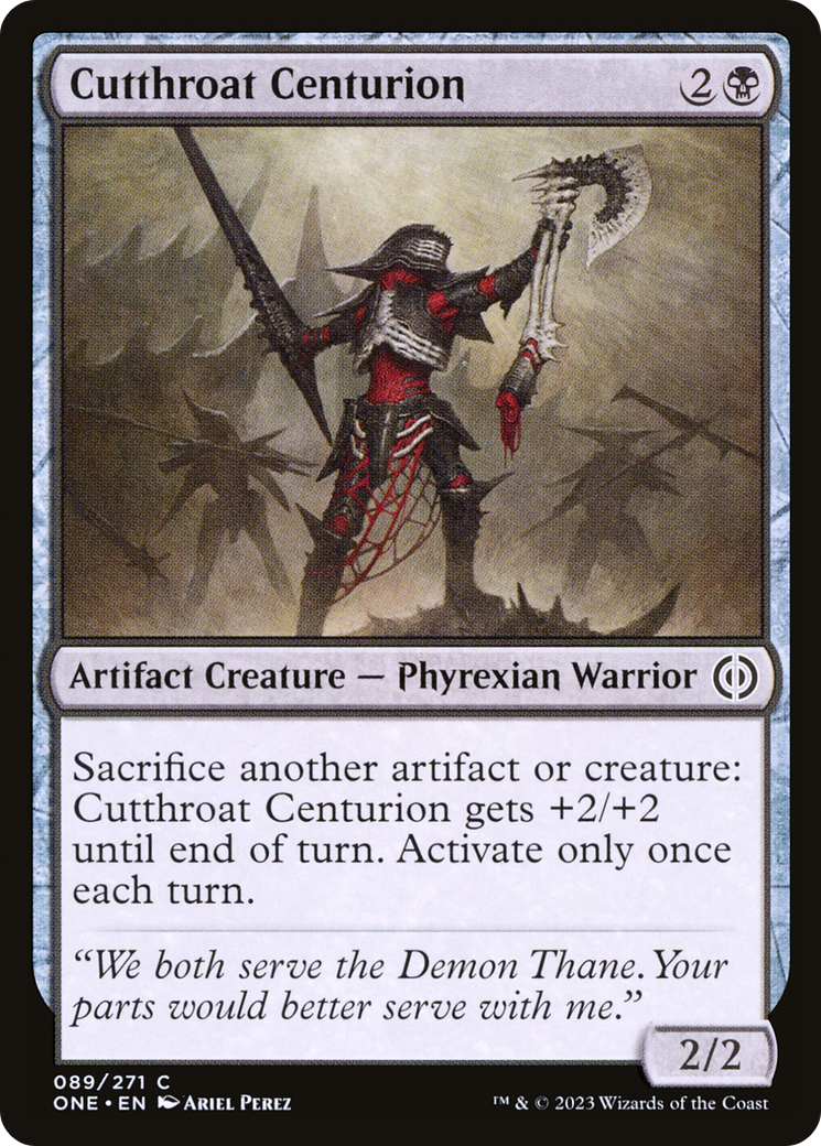 Cutthroat Centurion (089) Foil - Phyrexia: All Will Be One