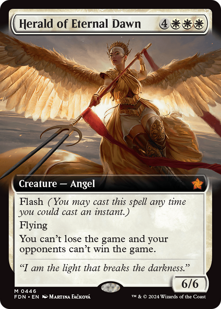 Herald of Eternal Dawn (Extended Art) (446) Foil - Foundations